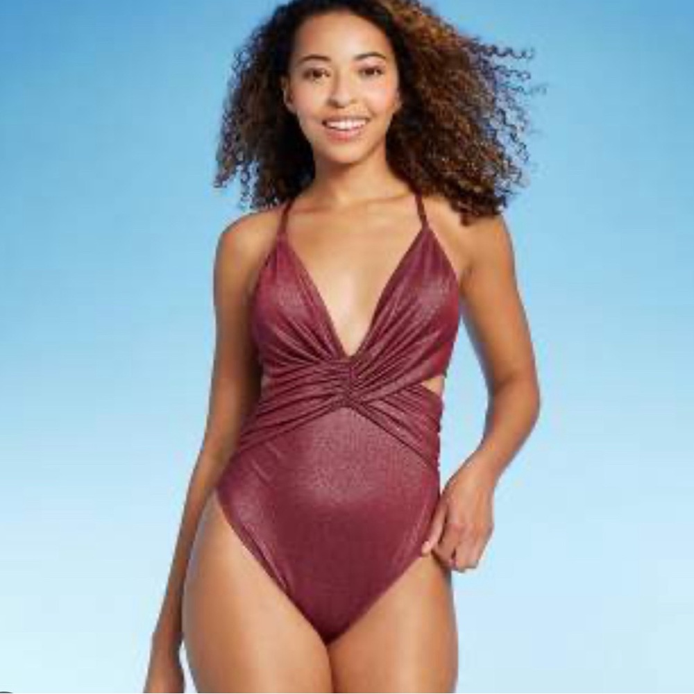 Shade &Shore  NWT cutout one piece